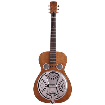 Epiphone Dobro Hound Dog Deluxe Roundneck Resonator Guitar, Vintage Brown