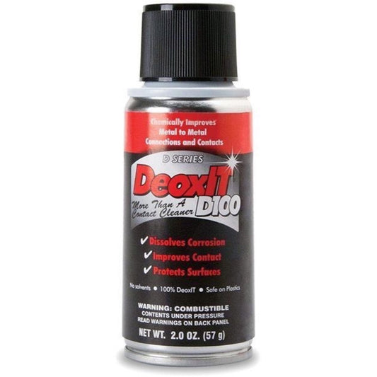 Hosa D100S2 CAIG DeoxIT Contact Cleaner, 100% Cleaner, 2 oz