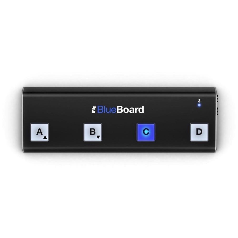 irig pedal IK Multimedia iRig BlueBoard Bluetooth Wireless MIDI Pedal Controller – Same Day Music