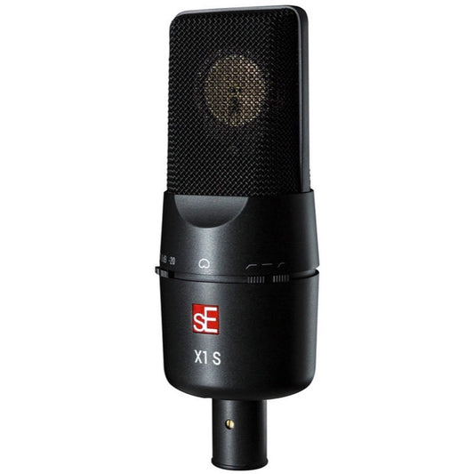 SE Electronics X1 S Vocal Microphone with Isolation Pack: Shock Mount, Pop Filter, and Cable