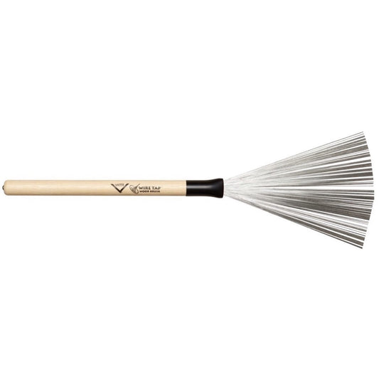 Vater Wire Tap Fixed Wood Handle Wire Brushes (Pair)