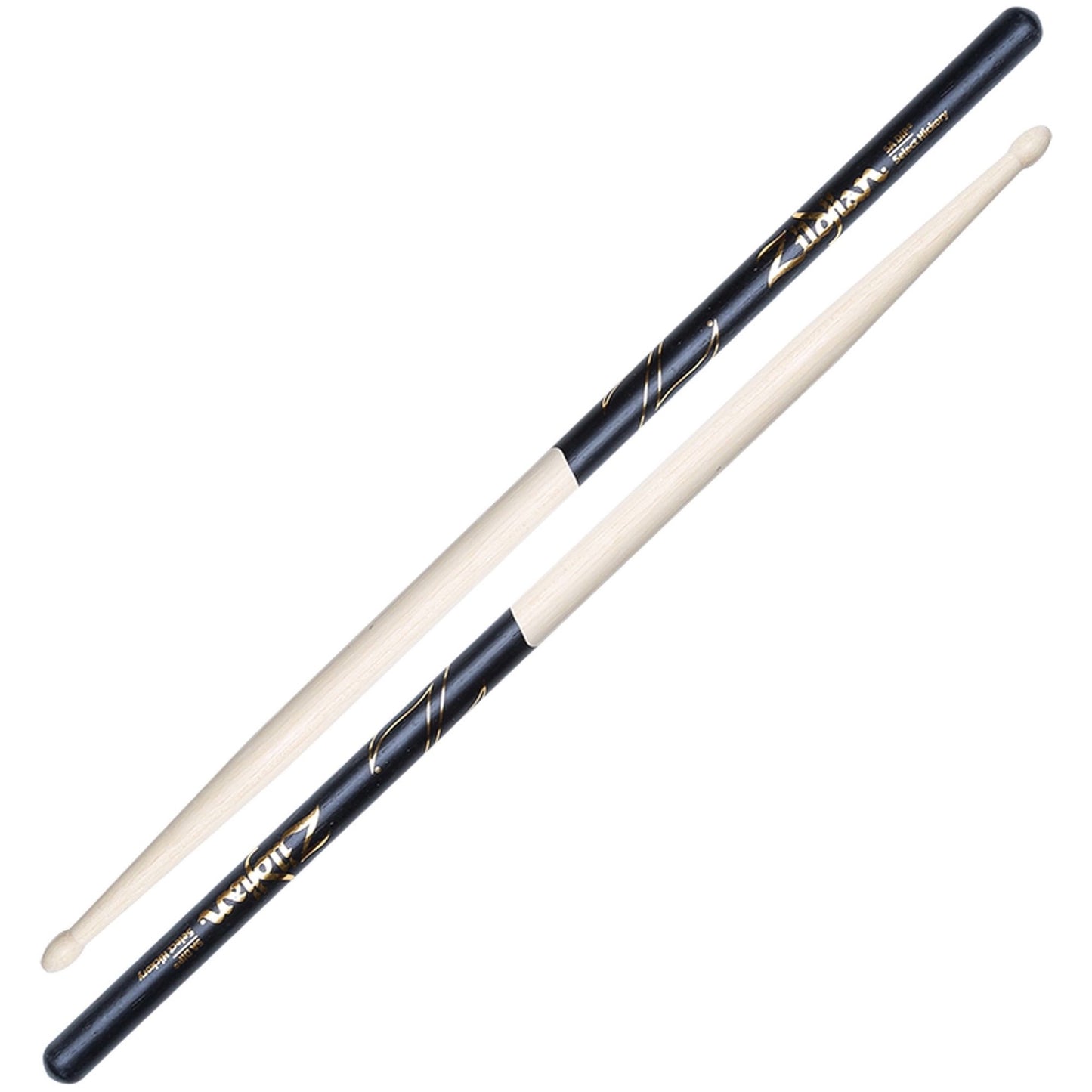 Zildjian 5A Black DIP Wood Tip Drumsticks