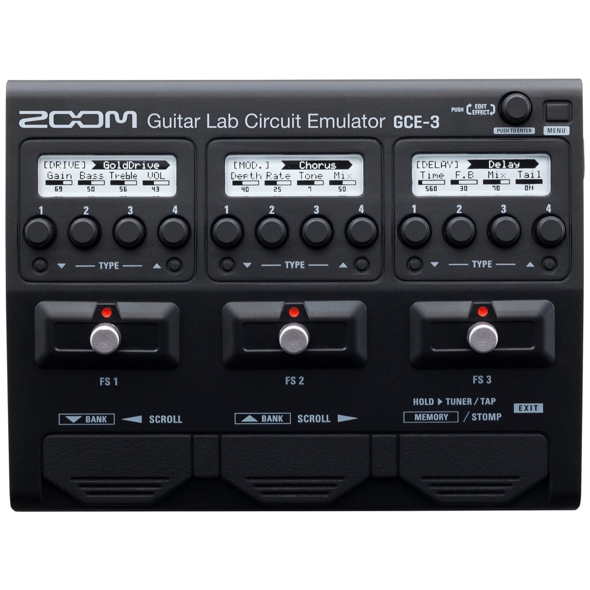 audio interface guitar pedal Zoom GCE-3 Guitar Lab Circuit Emulator Pedal USB Audio Interface – Same Day  Music