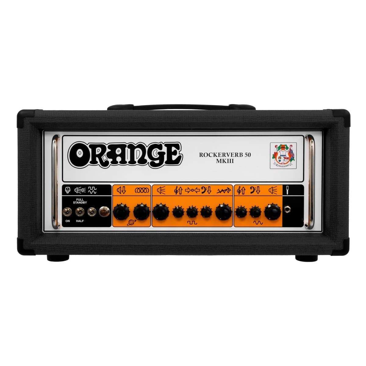 Orange Rockerverb MkIII Guitar Amplifier Head (50 Watts), Black
