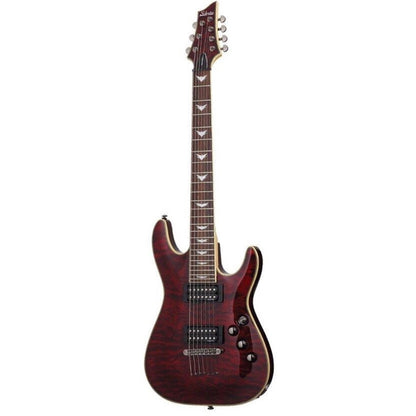 Schecter Omen Extreme 7-String Electric Guitar, Black Cherry