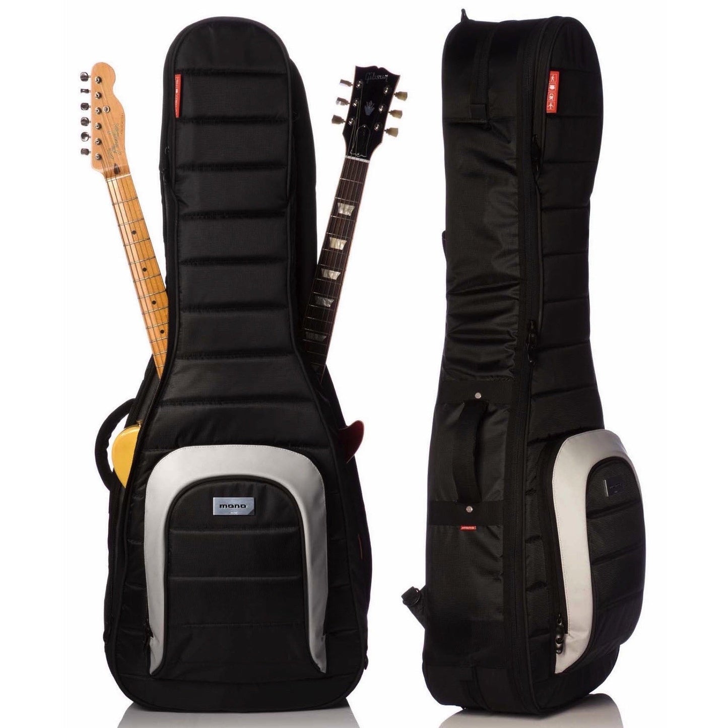 Mono M80 Dual Electric Guitar Case, Jet Black