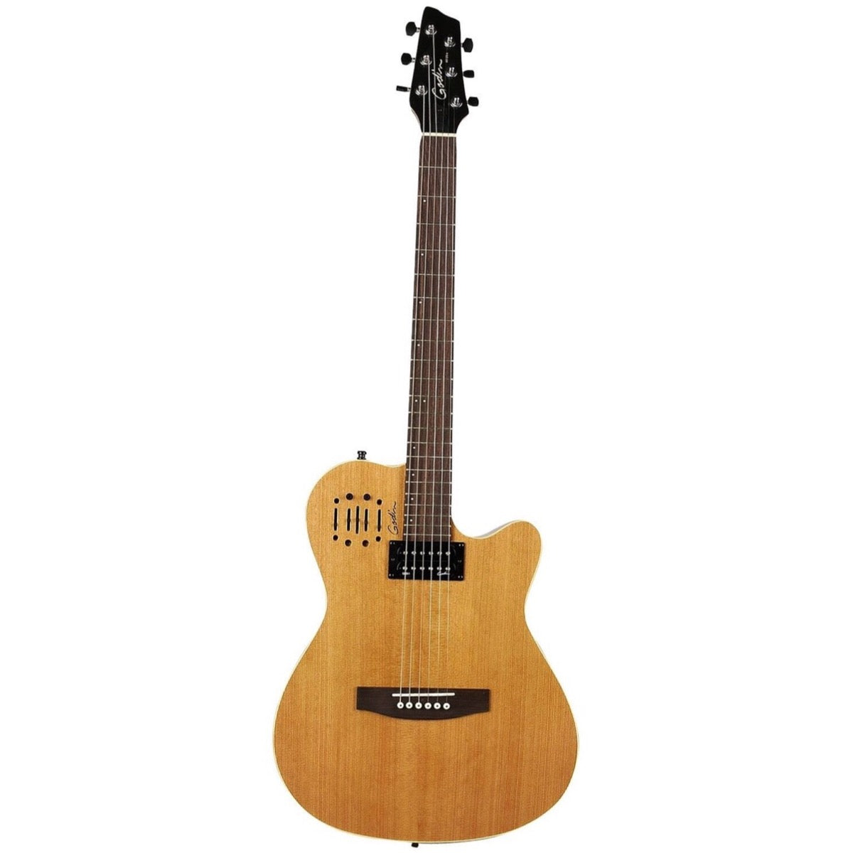 Godin A6 Ultra Acoustic-Electric Guitar (with Gig Bag), Natural