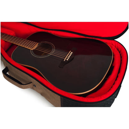 Gator Transit Series Acoustic Guitar Gig Bag, Tan