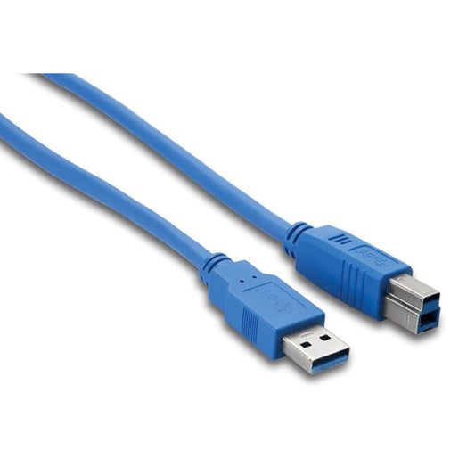 Hosa SuperSpeed USB 3.0 Cable, Type A to Type B, USB-306AB, 6 Foot