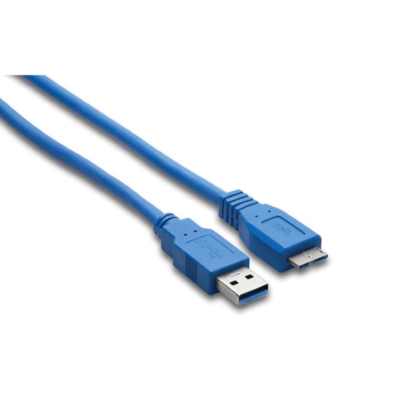 Hosa SuperSpeed USB 3.0 Cable, Type A to Micro-B, USB-306AC, 6 Foot