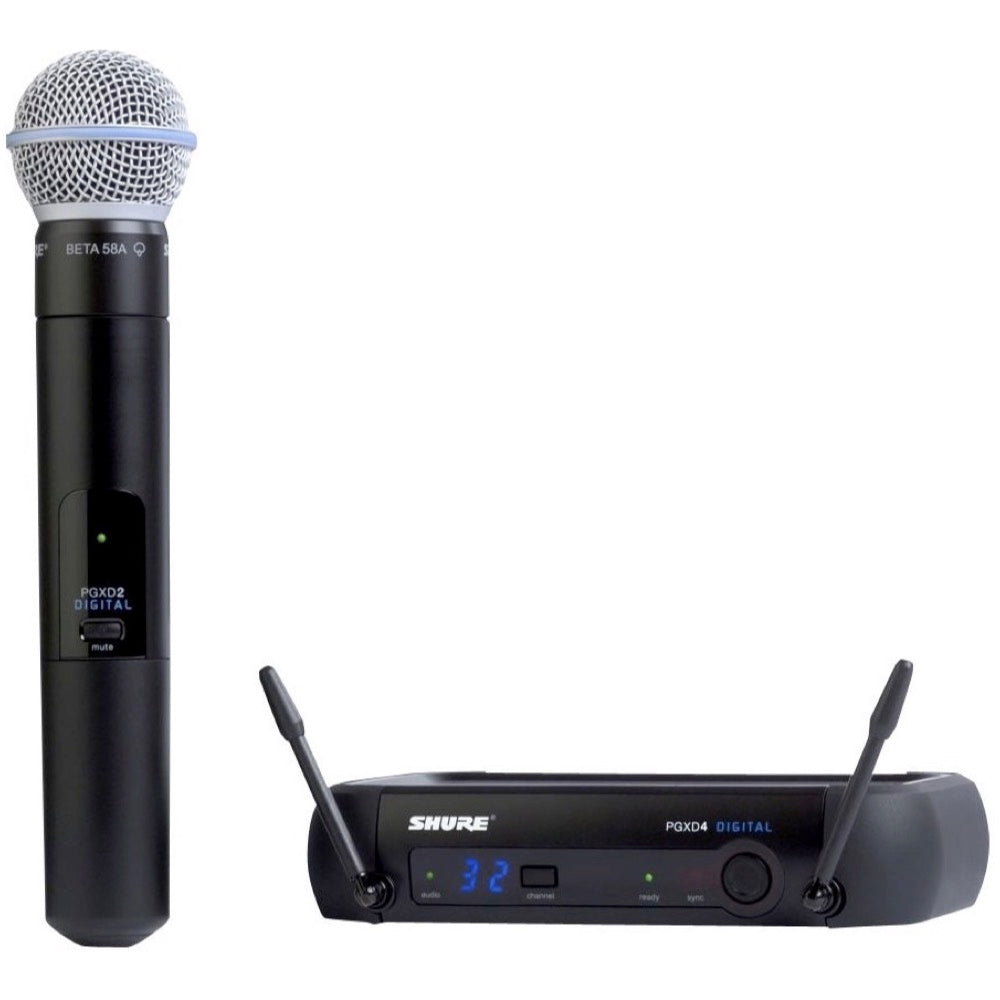 Shure PGX Digital Handheld Wireless Microphone System with Beta 58A, Group X8, Frequencies 902.00 - 928.00