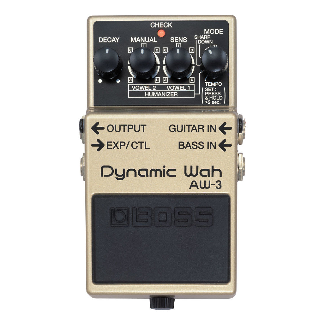 ギター Y'z Vintage BOSS Dynamic Wah AW-3 Boss AW-3 Dynamic Wah Guitar and Bass Wah Effects Pedal with