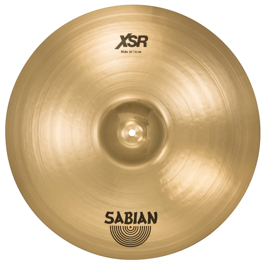Sabian XSR Ride Cymbal, Brilliant Finish, 20 Inch