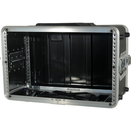 Grundorf ABS Wireless System Rack Case, ABS-WR0608B, 6-Space