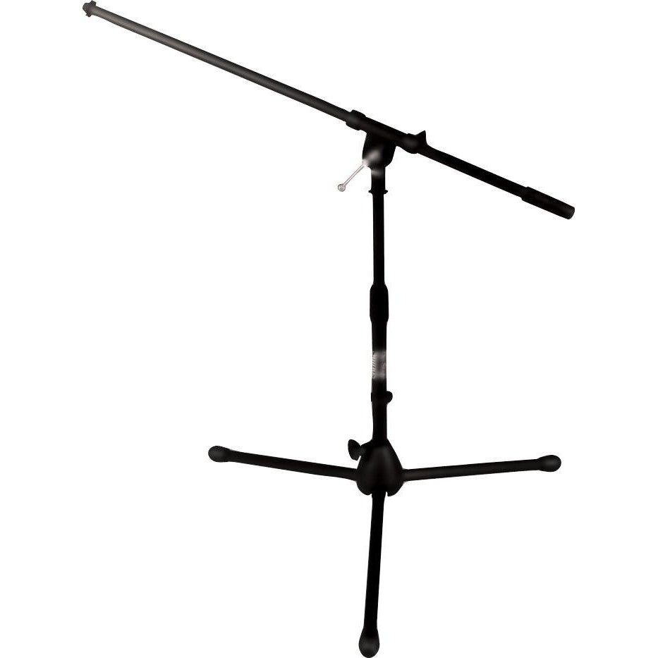 On-Stage MS7411B Short Tripod Boom Microphone Stand, Black