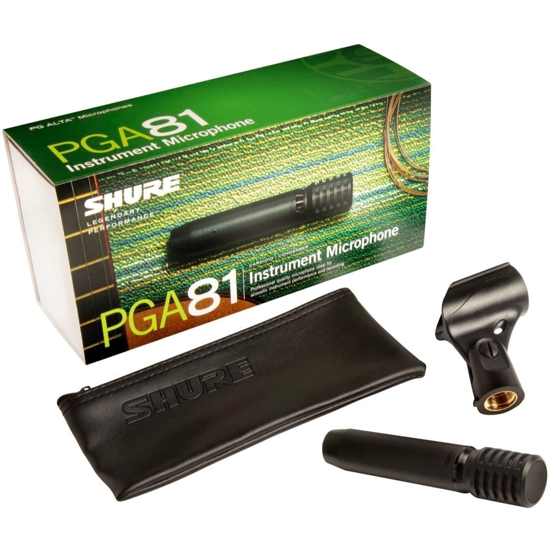 Shure PGA81 Cardioid Condenser Microphone, PGA81-LC