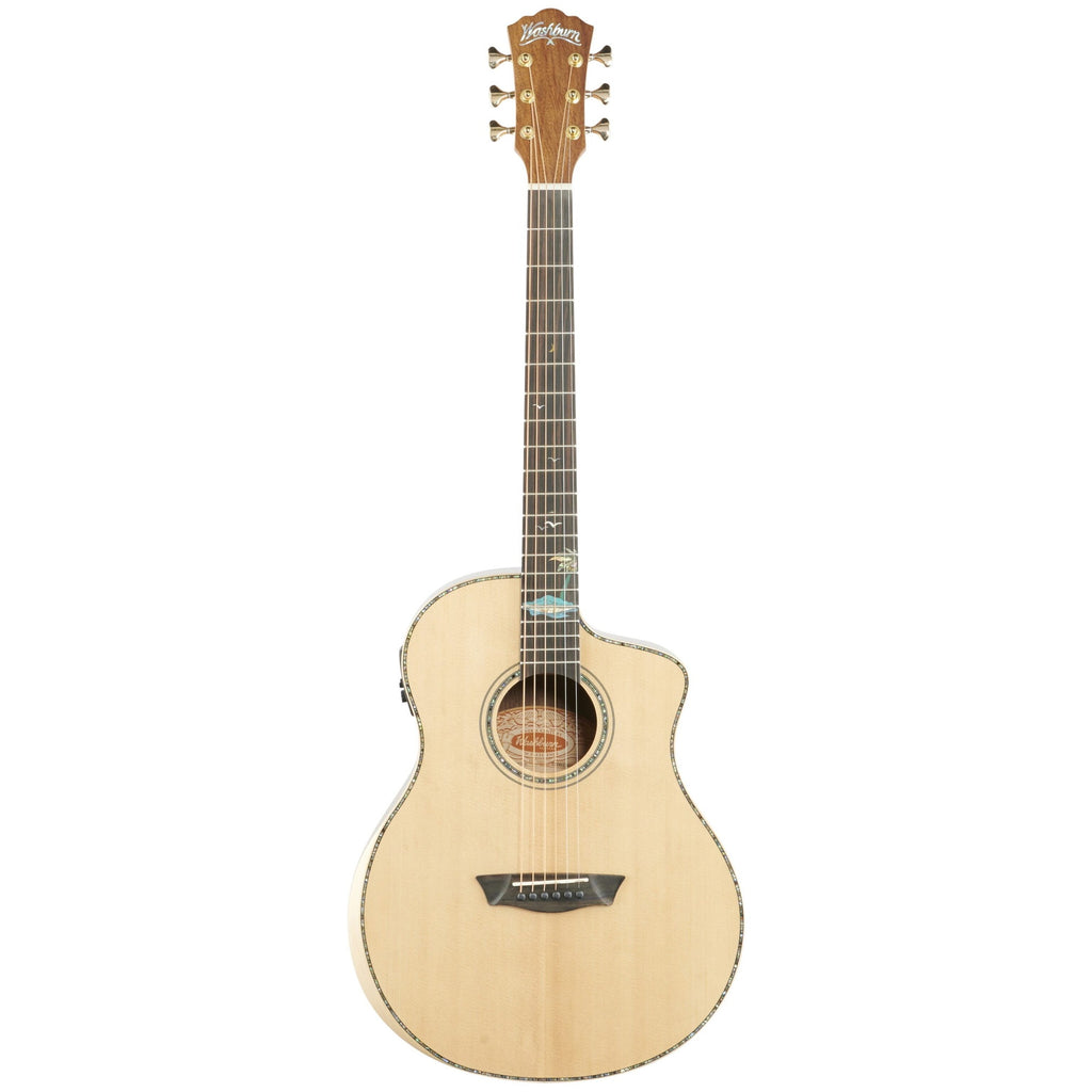 Washburn Bella Tono Allure SC56S Acoustic-Electric Guitar - 2