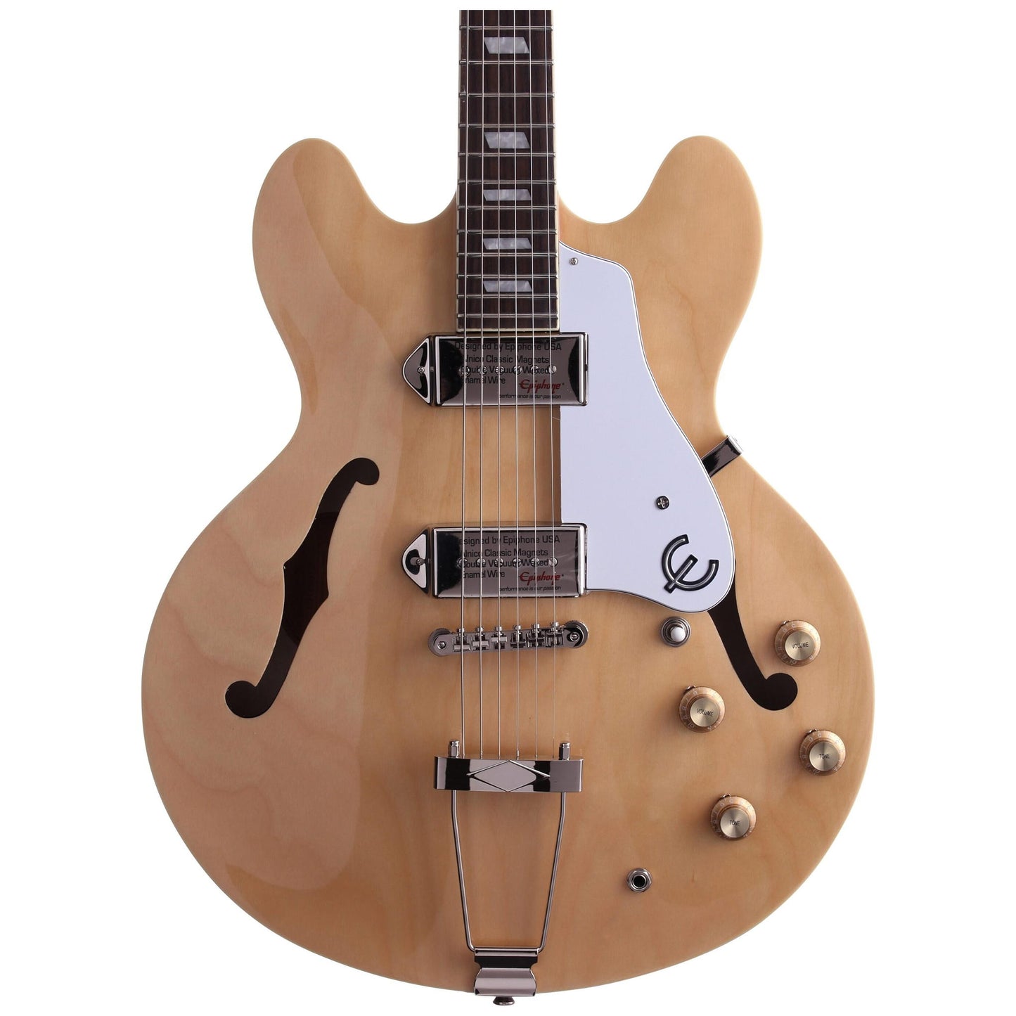 Epiphone Casino Archtop Electric Guitar, Natural