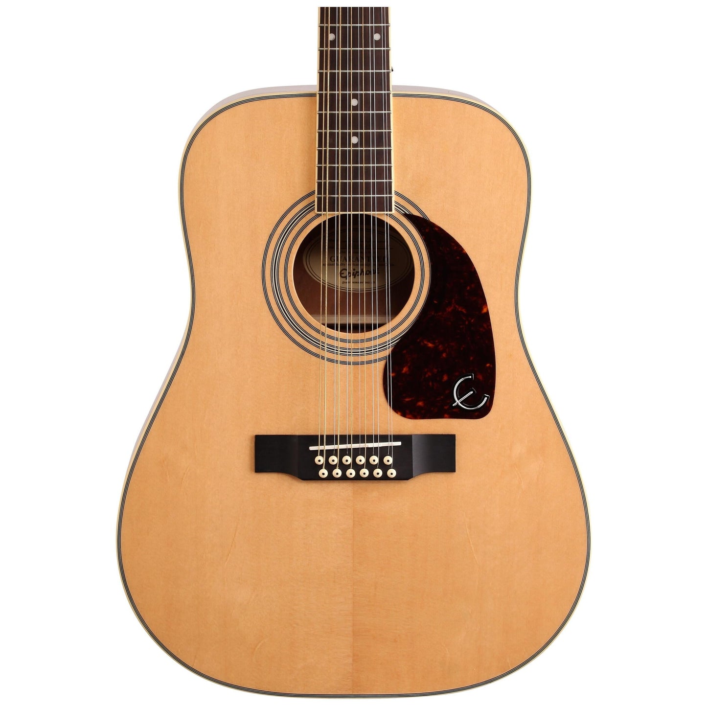 Epiphone DR-212 12-String Acoustic Guitar, Natural