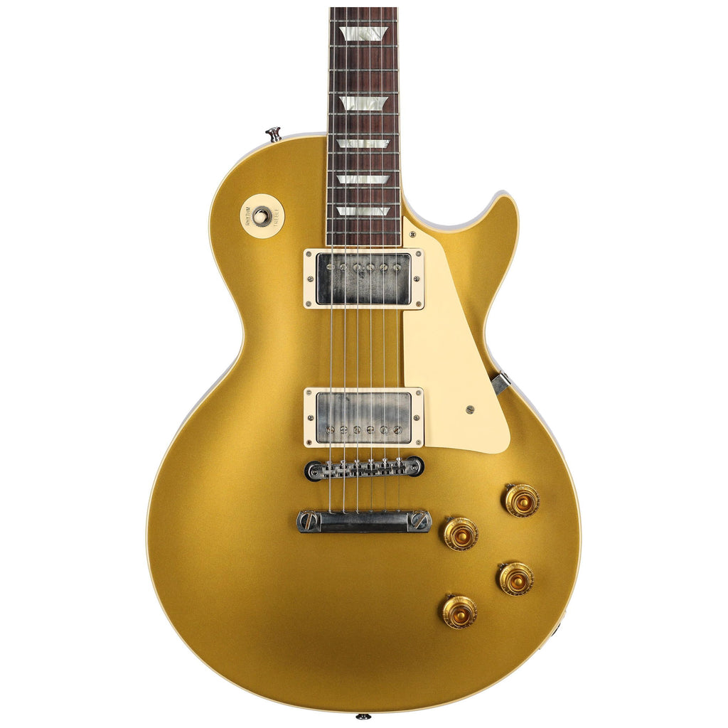 Gibson Custom 57 Les Paul Standard Goldtop VOS Electric Guitar, Gold Top