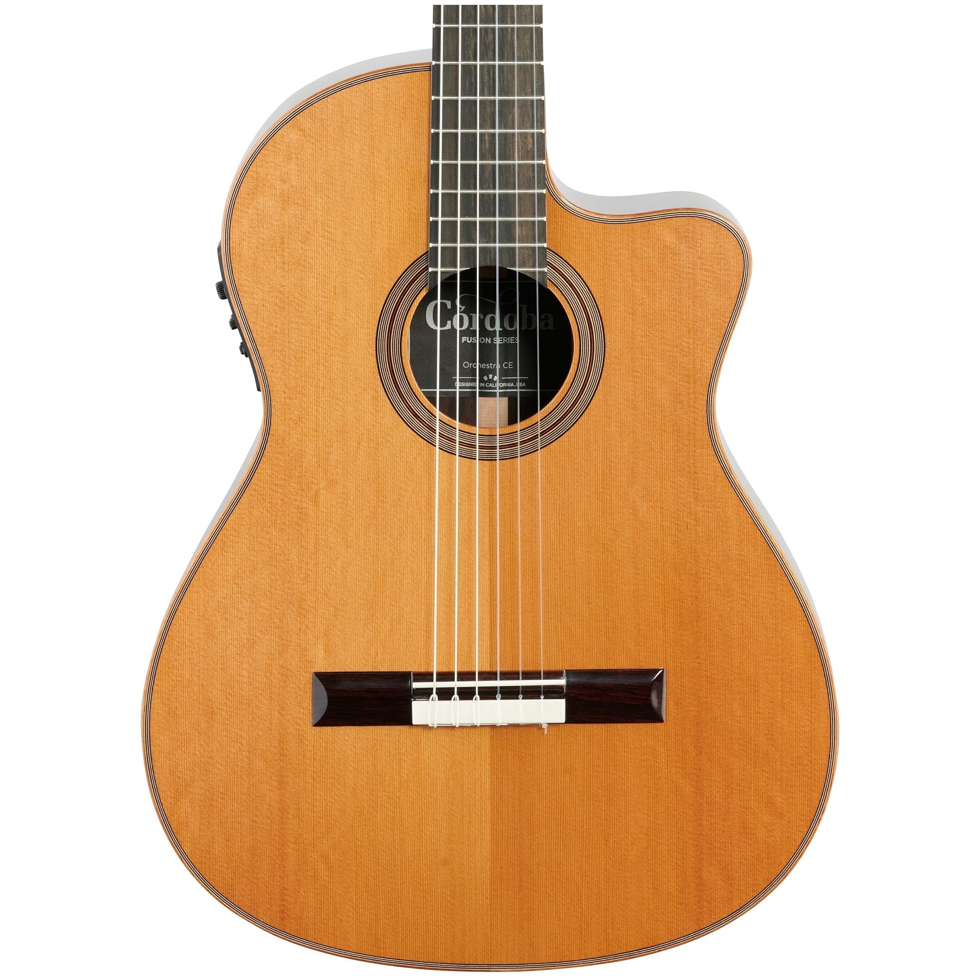 Cordoba Fusion Orchestra CE Cedar Classical Acoustic-Electric Guitar
