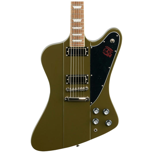 Epiphone Exclusive Firebird Electric Guitar, Olive Drab Green