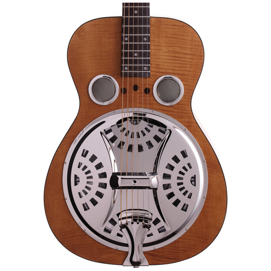 Epiphone Dobro Hound Dog Deluxe Roundneck Resonator Guitar, Vintage Brown