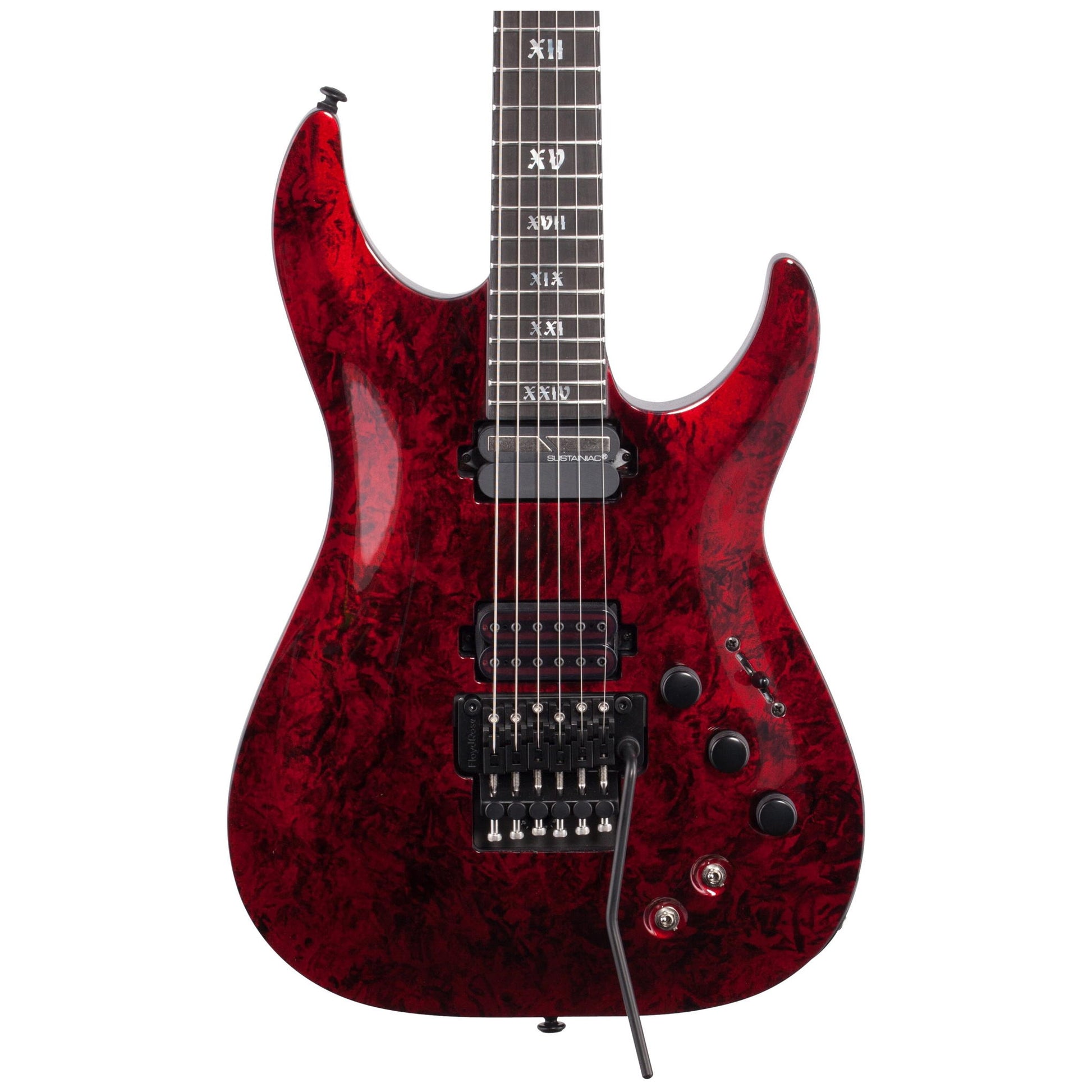 Schecter C1FRS Apocalypse Electric Guitar, Red Reign, Body