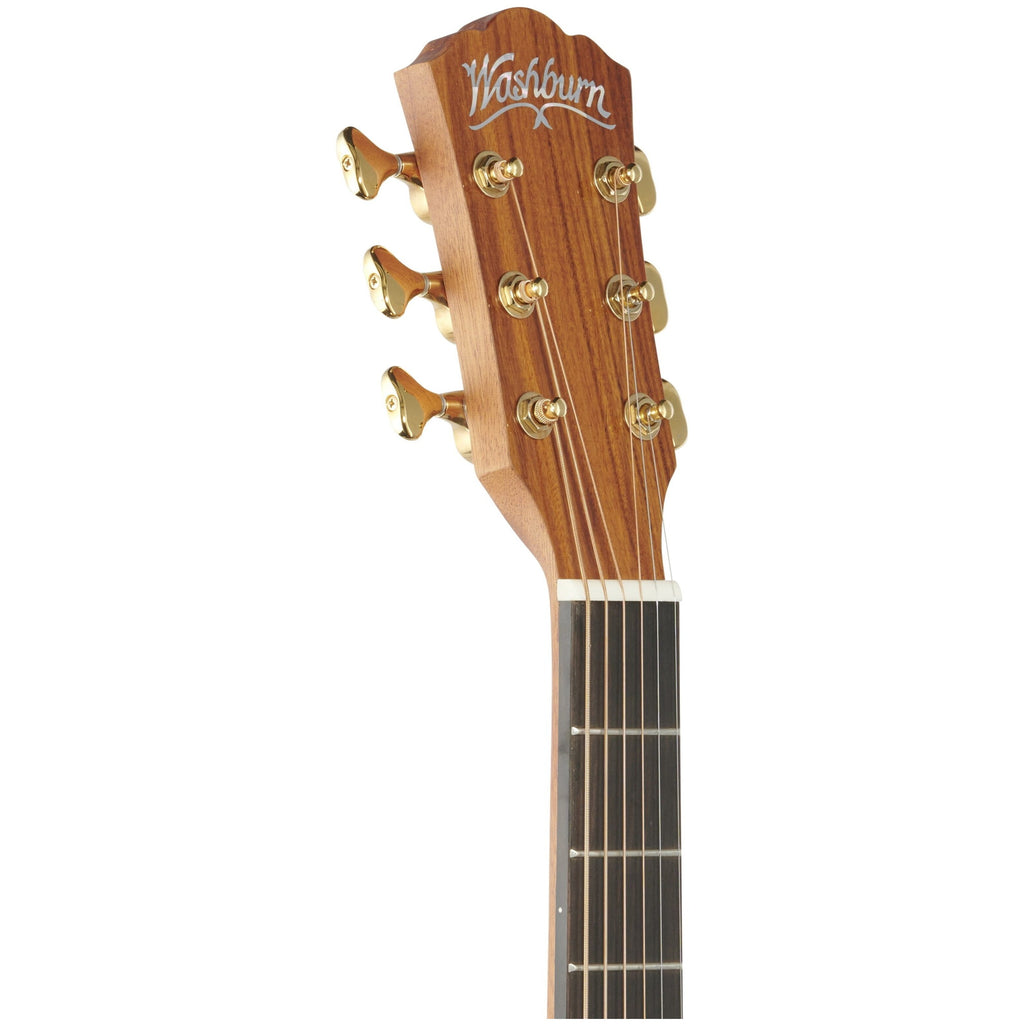 Washburn Bella Tono Elegante S24S Natural Acoustic Guitar - 7