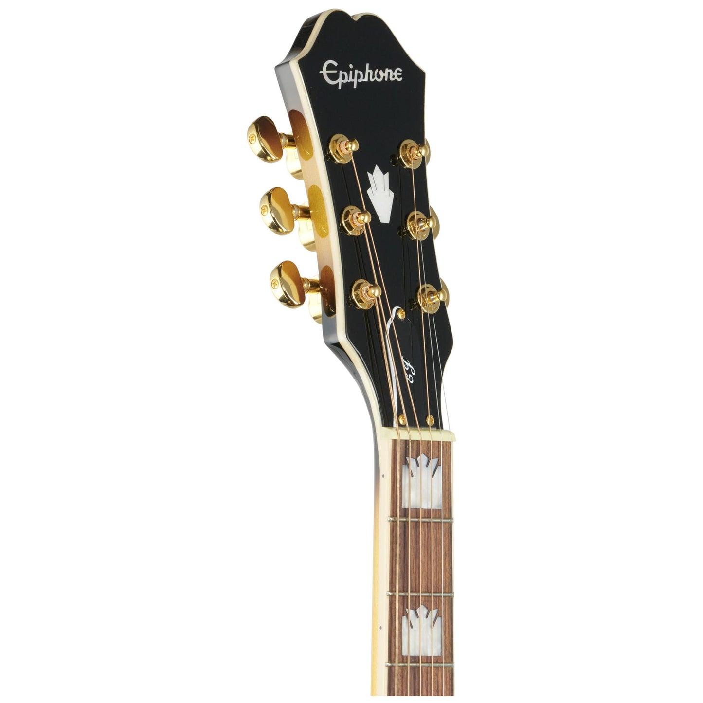 Epiphone J-200 EC Studio Acoustic-Electric Guitar, Vintage Sunburst