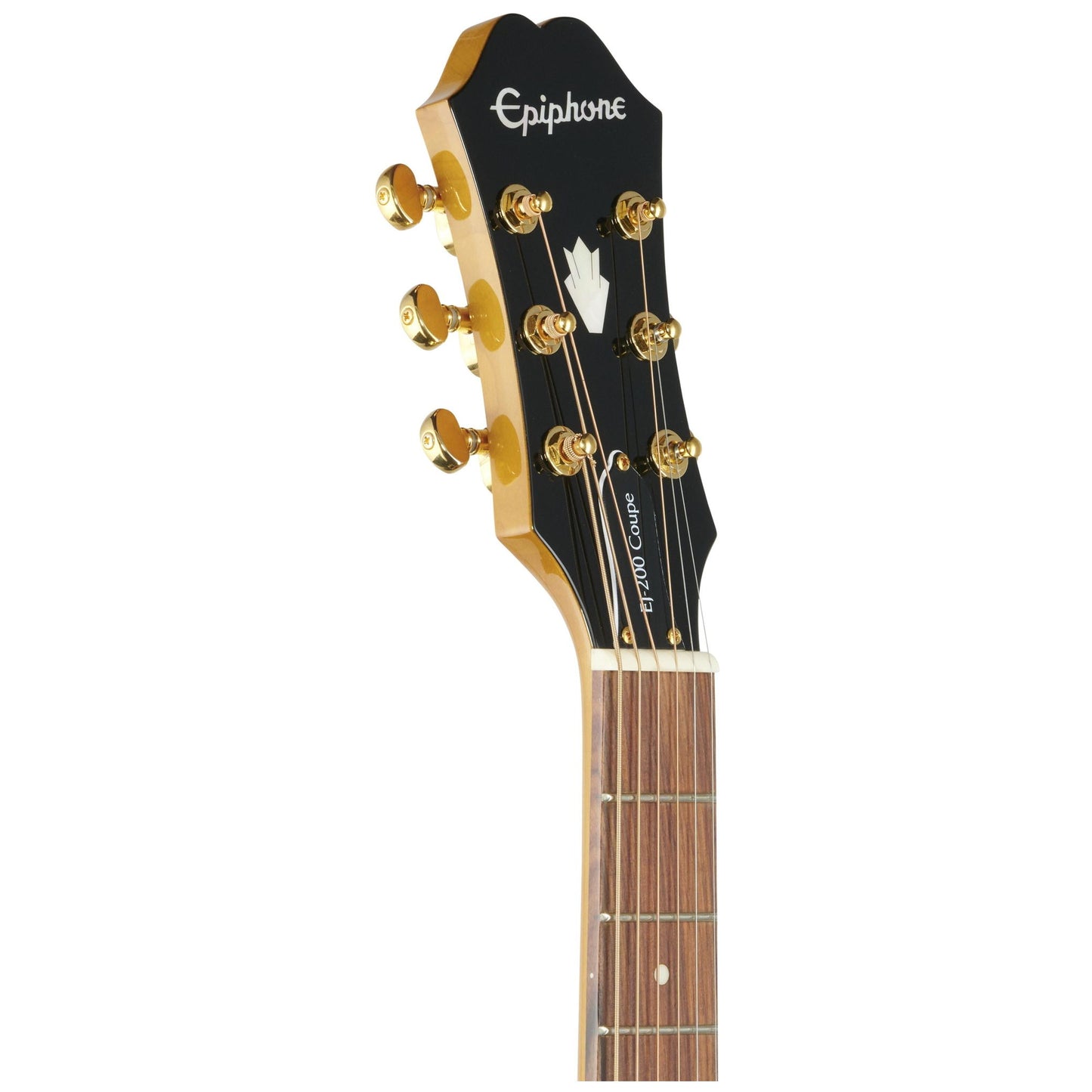 Epiphone J-200 EC Studio Parlor Acoustic-Electric Guitar, Vintage Sunburst