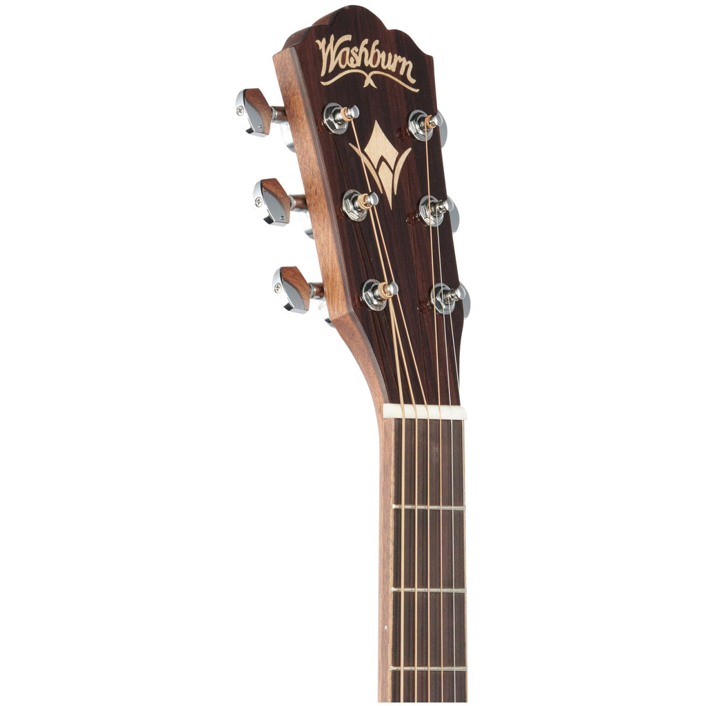 Washburn WCG20SCE O Comfort 20 Grand Auditorium Acoustic-Electric Guitar - 7