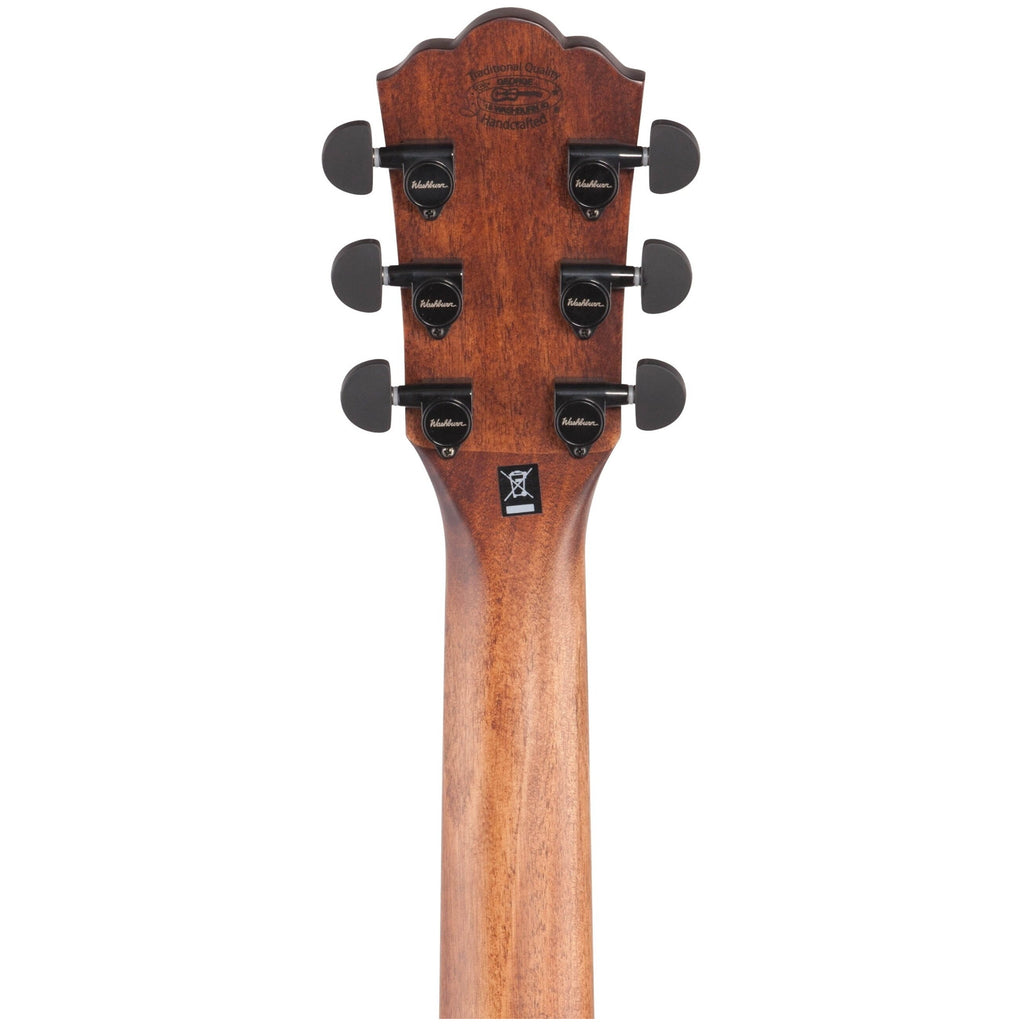 Washburn WCG55CE Koa Grand Auditorium Acoustic-Electric Guitar - 8