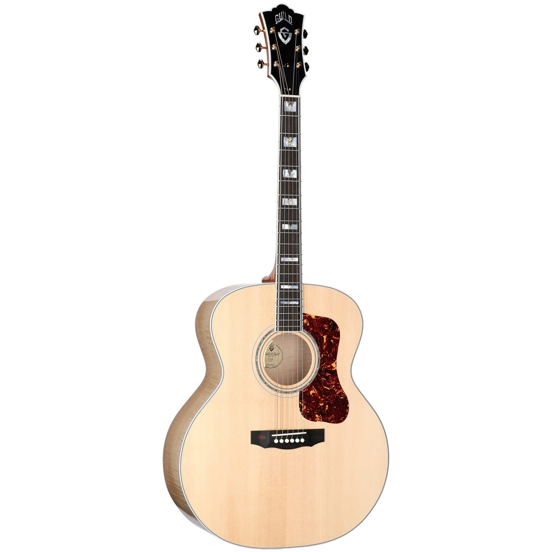 Guild F-55E Jumbo Maple Acoustic-Electric Guitar - Natural