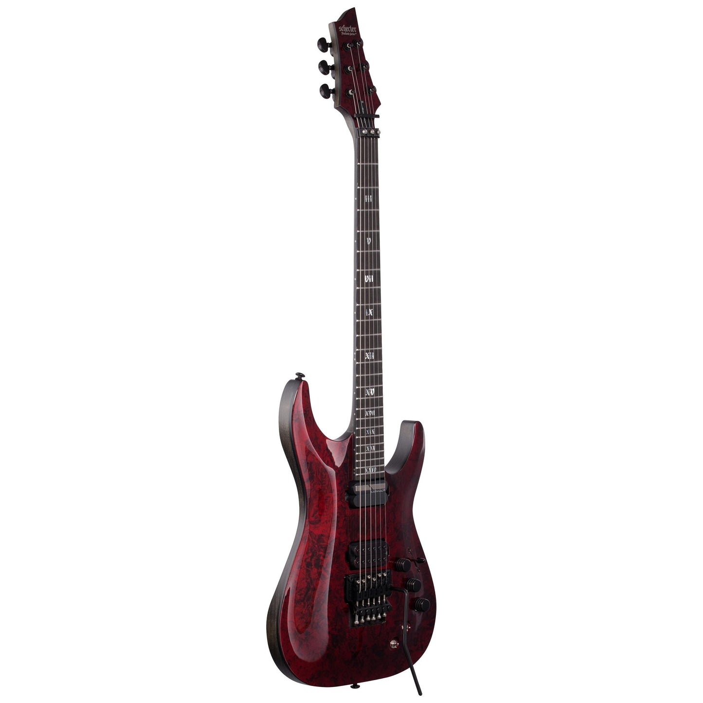 Schecter C1FRS Apocalypse Electric Guitar, Red Reign