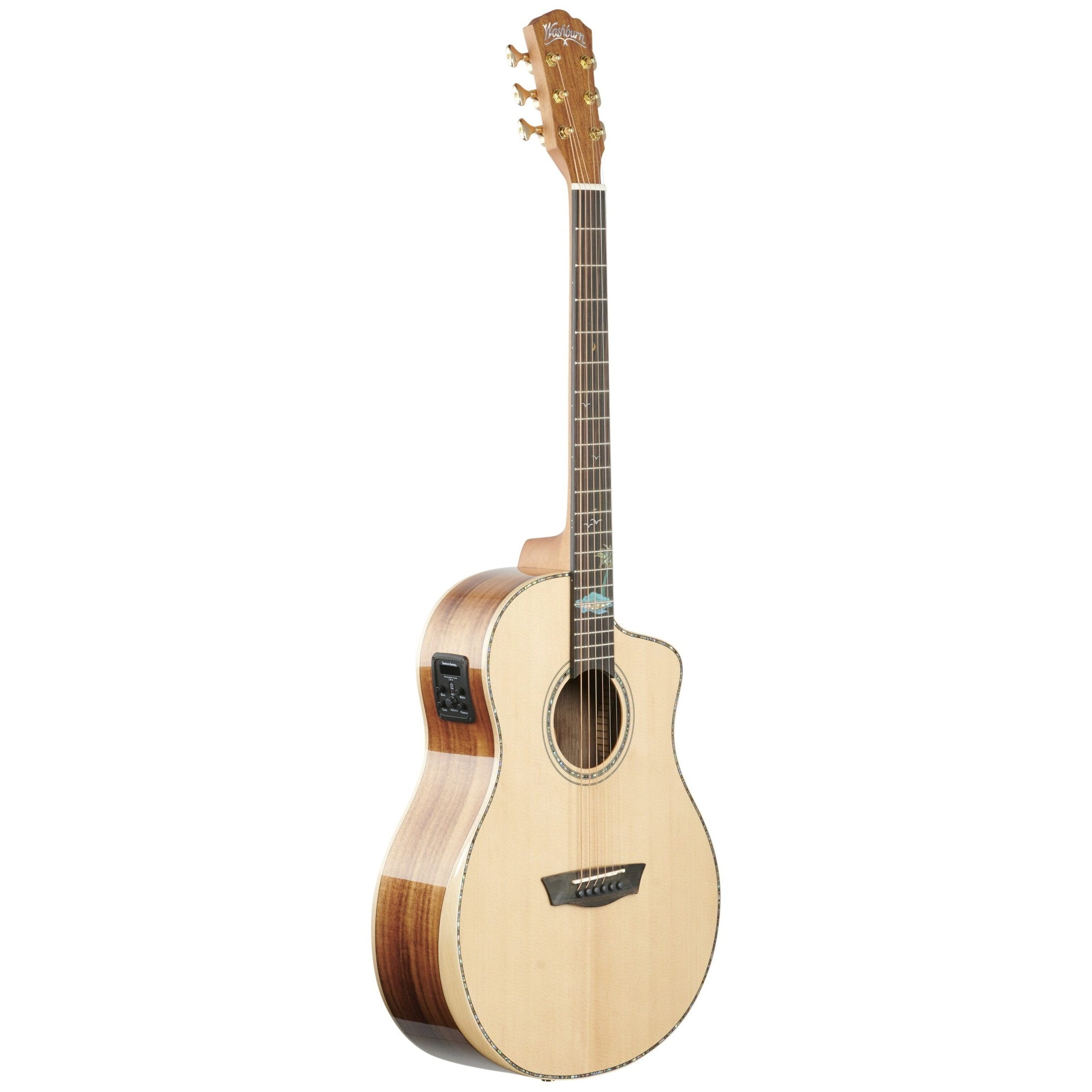 Washburn Bella Tono Allure SC56S Acoustic-Electric Guitar - 4