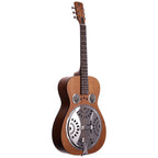 Epiphone Dobro Hound Dog Deluxe Roundneck Resonator Guitar, Vintage Brown