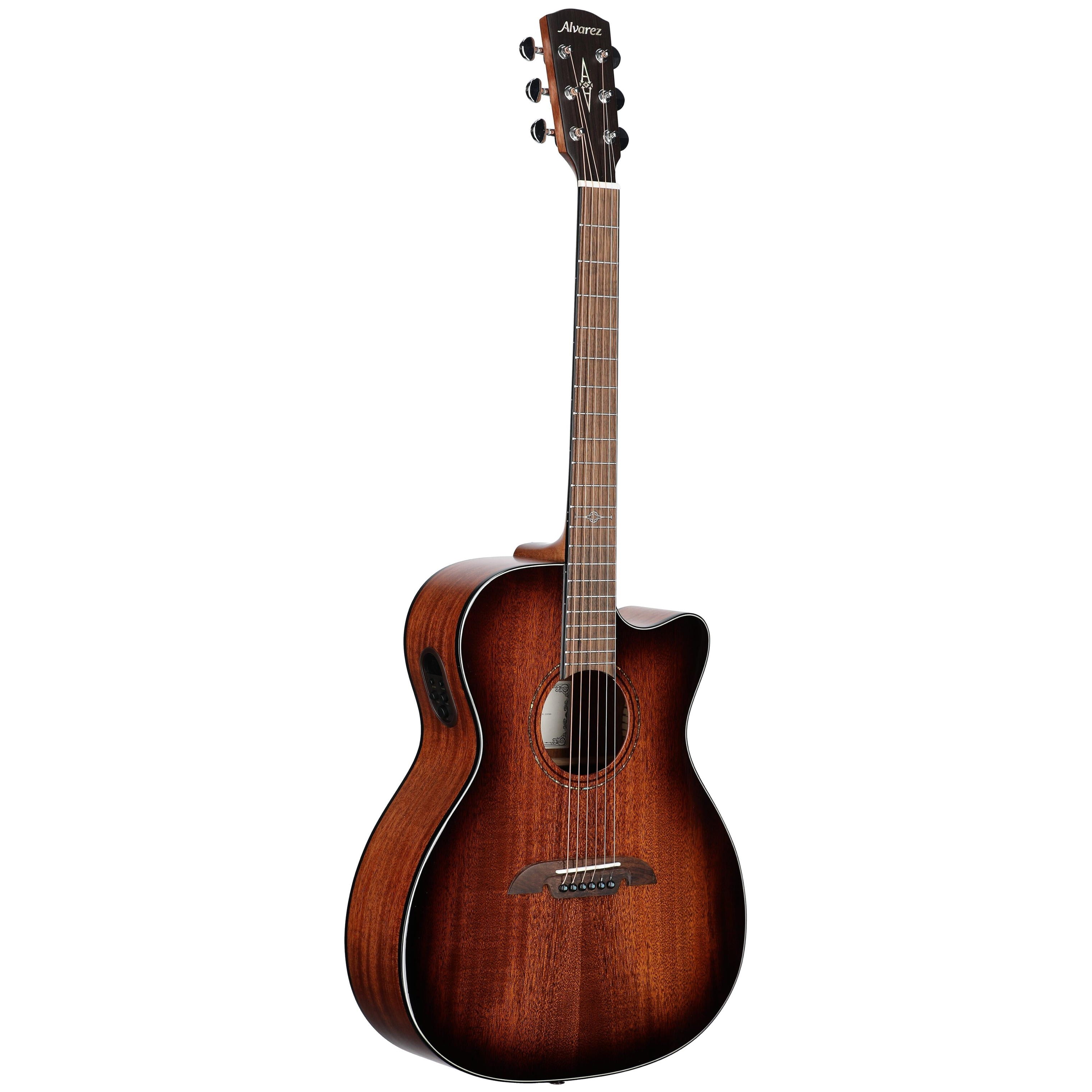 Alvarez AF66CE Folk Acoustic-Electric Guitar - Shadowburst