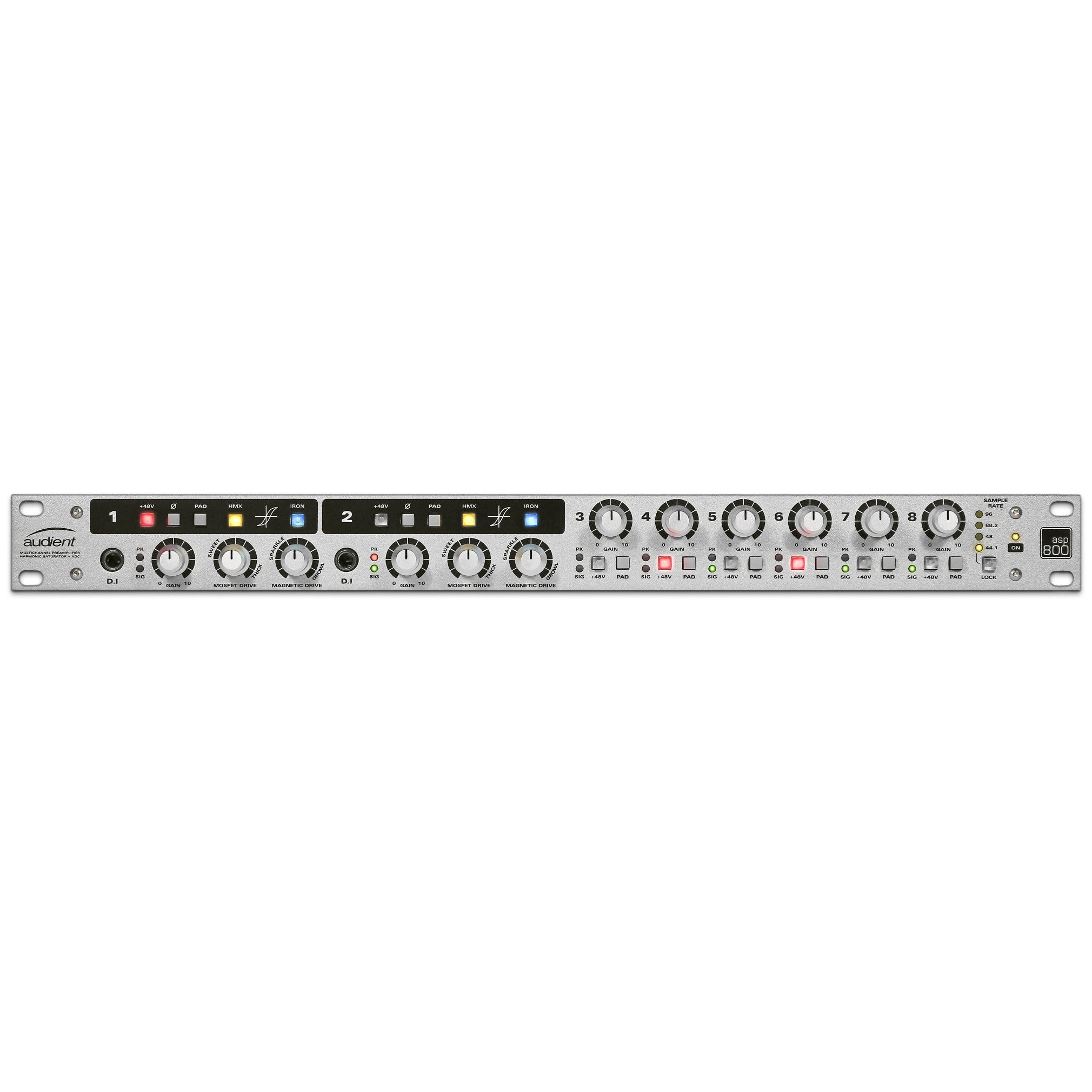 Audient ASP800 8-Channel Microphone Preamplifier