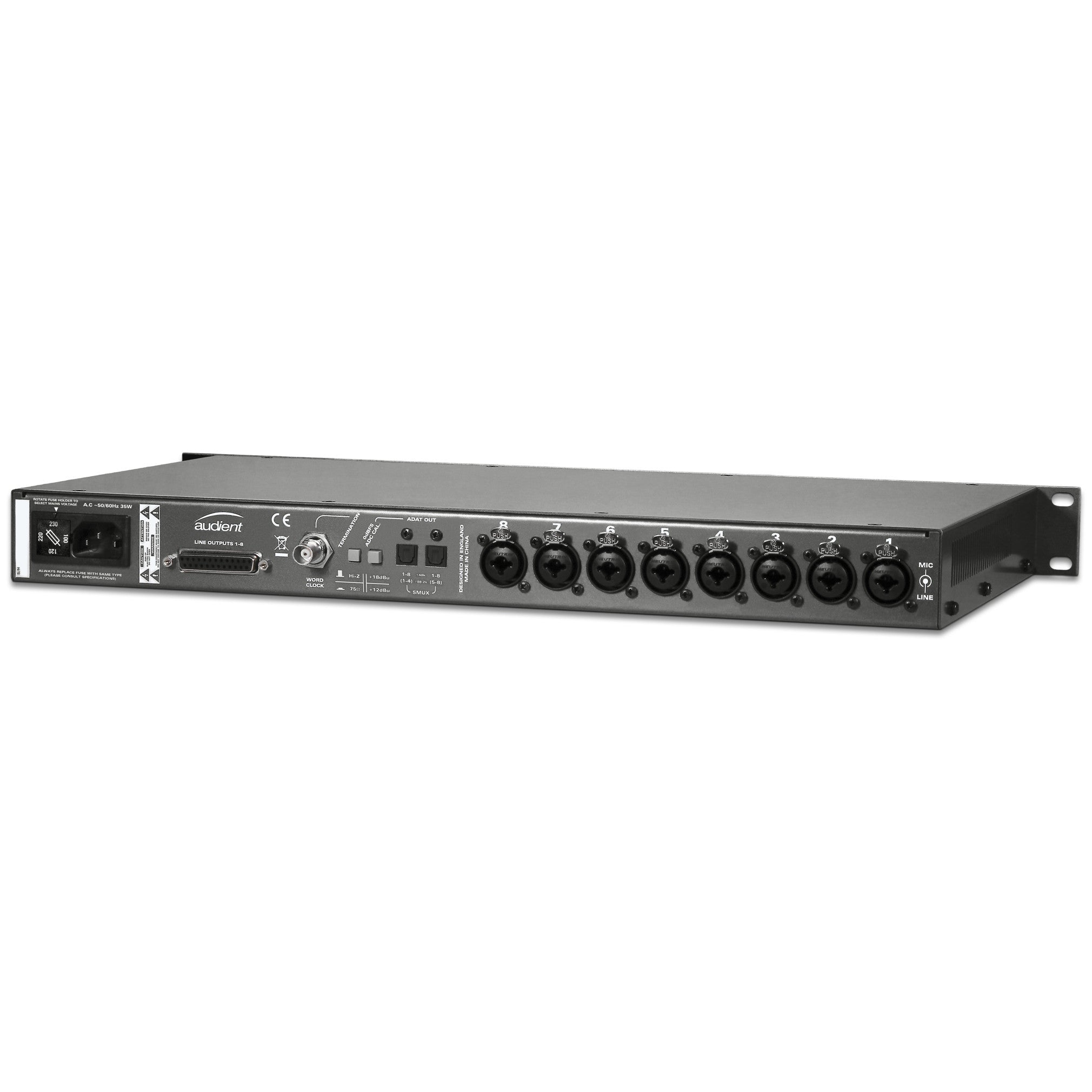 Audient ASP800 8-Channel Microphone Preamplifier