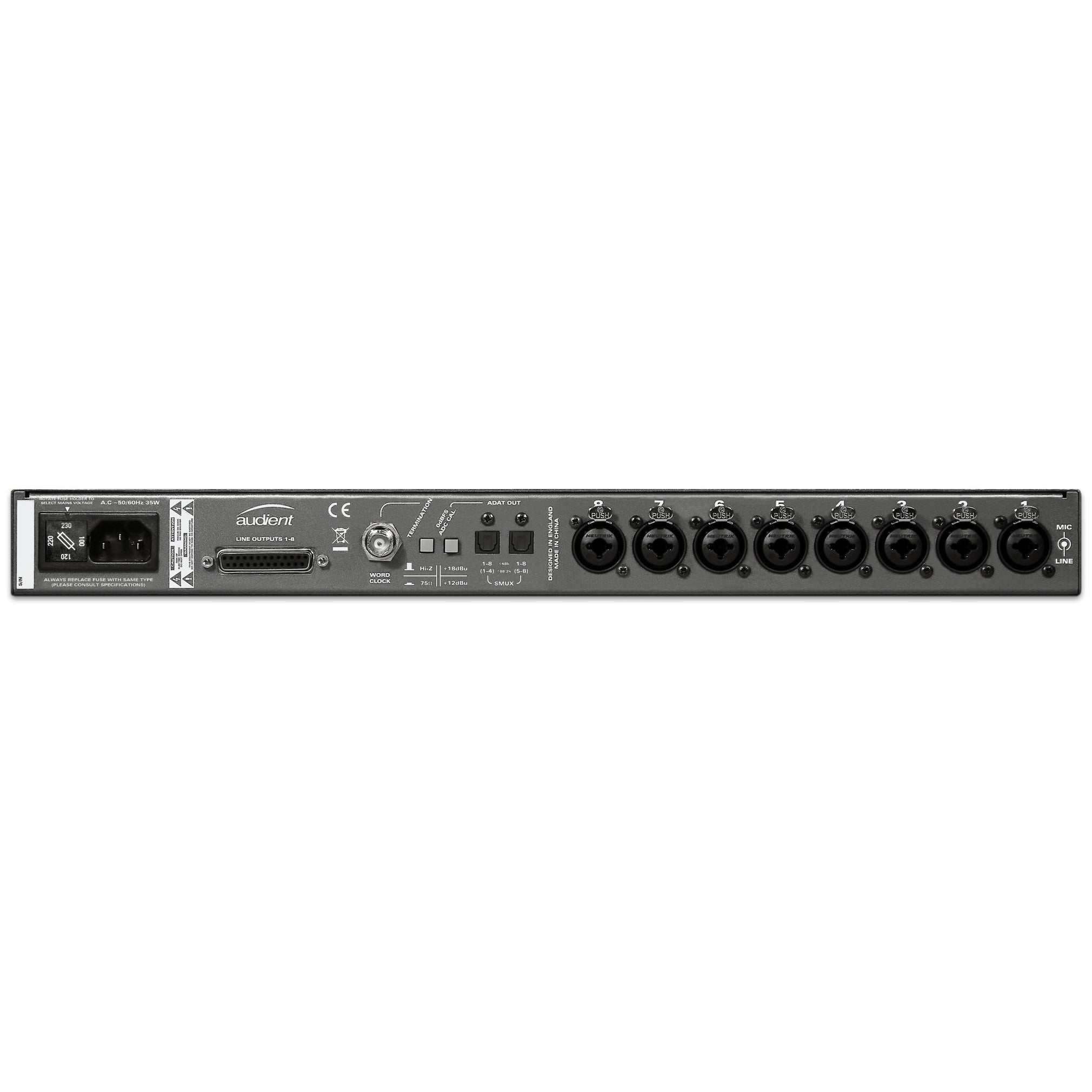 Audient ASP800 8-Channel Microphone Preamplifier
