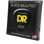 DR Strings BKB-45 Black Beauties Medium Electric Bass Strings, 45-105, Image 2