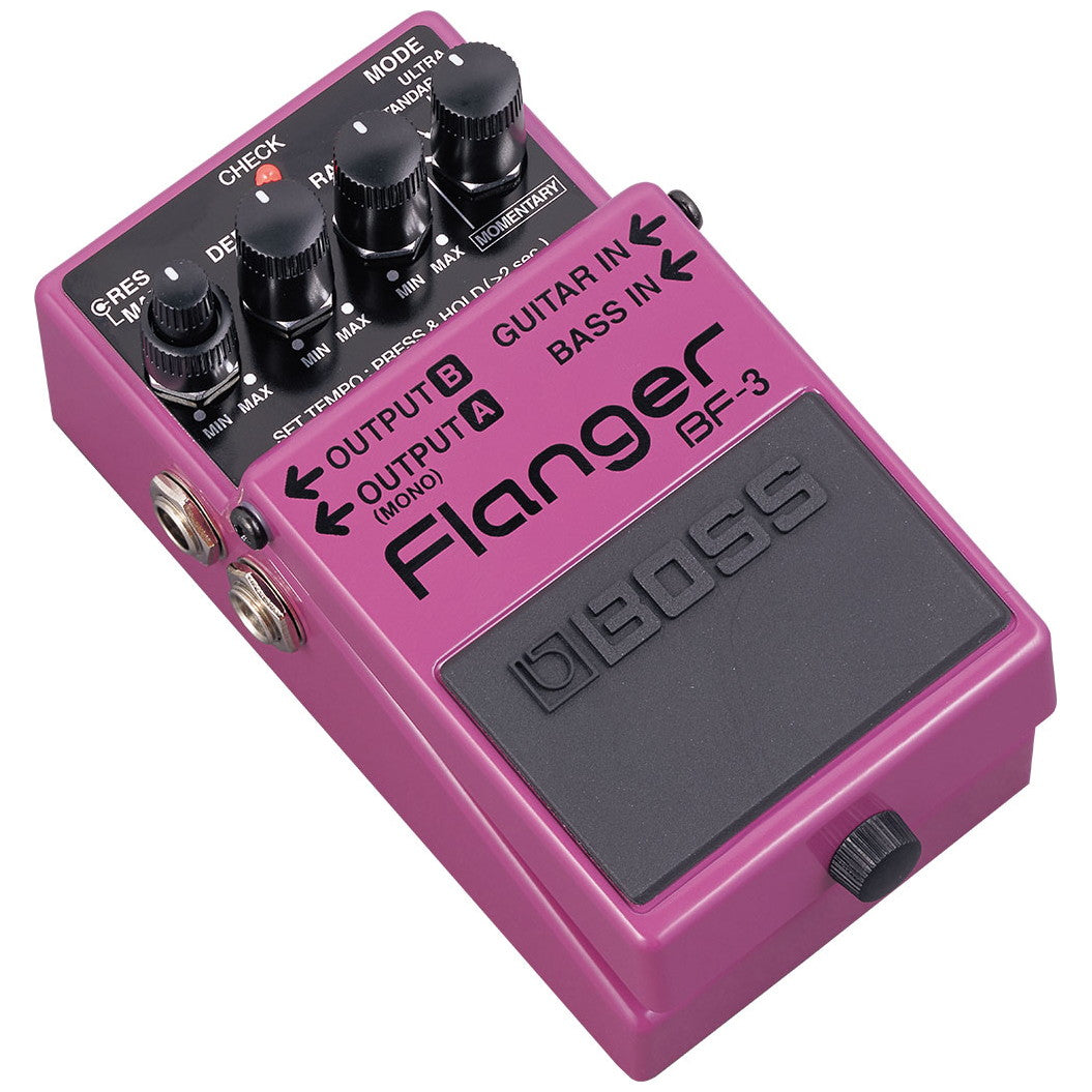 Boss BF-3 Flanger Pedal Side