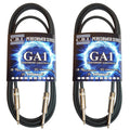 CBI GA1 Instrument Cable, Straight to Straight, 10 Foot, 2-Pack
