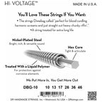 DR Strings DBG-10 Hi-Voltage Medium Electric Guitar Strings, 10-46, Image 4