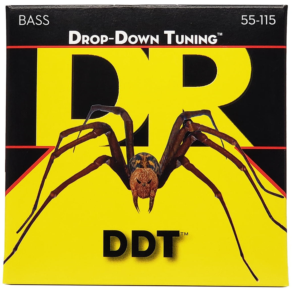 DR Strings DDT-55 Drop Down Tuning Bass Strings, 55-115, Main