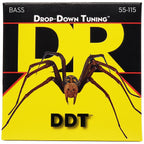 DR Strings DDT-55 Drop Down Tuning Bass Strings, 55-115, Main