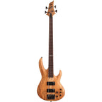 ESP LTD B204 Fretless Electric Bass, Natural Satin