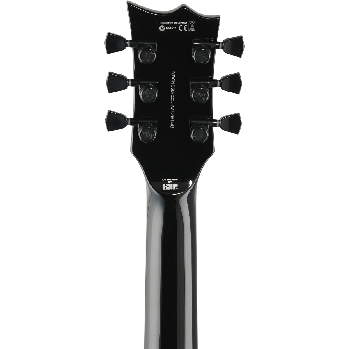 ESP LTD EC-1000S Fluence Electric Guitar, Black