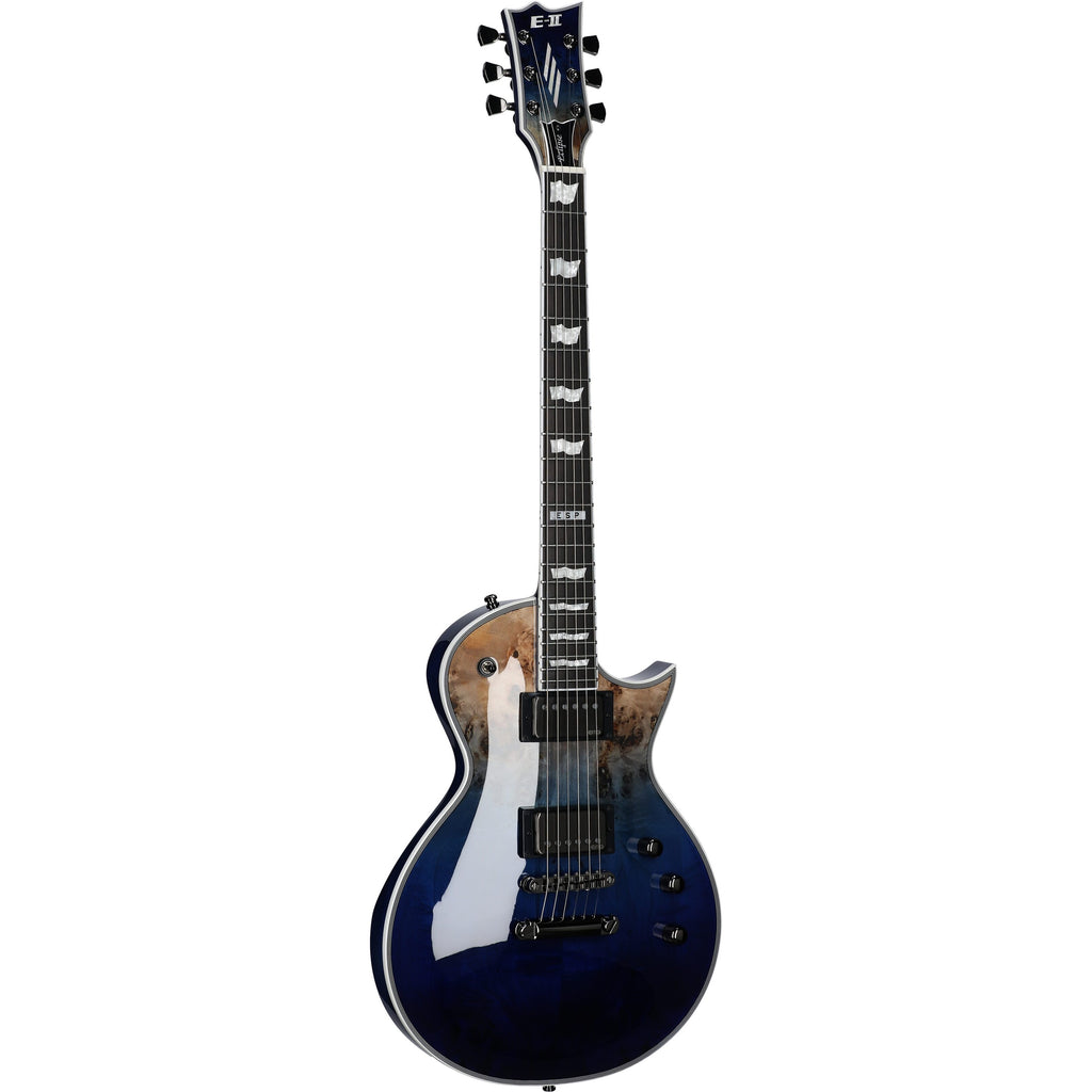 ESP E-II Eclipse BM Electric Guitar, Blue Natural Fade